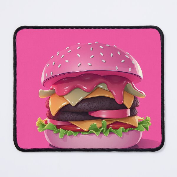 Item preview, Juicy Pink Burger designed and sold by GlamourCutieAI.