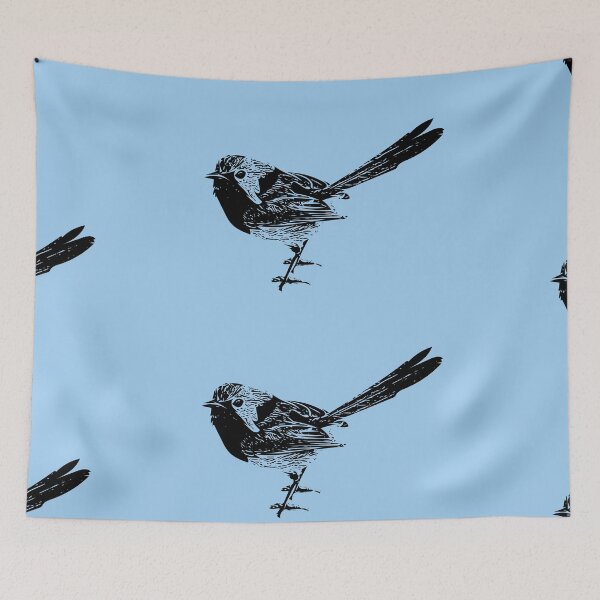 Item preview, Variegated Fairywren Black Design  designed and sold by designsasstultd.