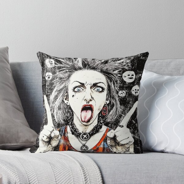 Item preview, Punk Girl Female, Punk Rocker design designed and sold by Shoot-The-Moon.
