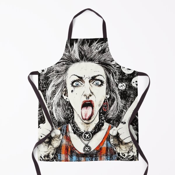 Item preview, Punk Girl Female, Punk Rocker design designed and sold by Shoot-The-Moon.