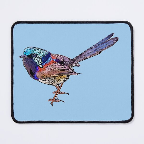 Item preview, Variegated Fairywren Black Alternate Design designed and sold by designsasstultd.