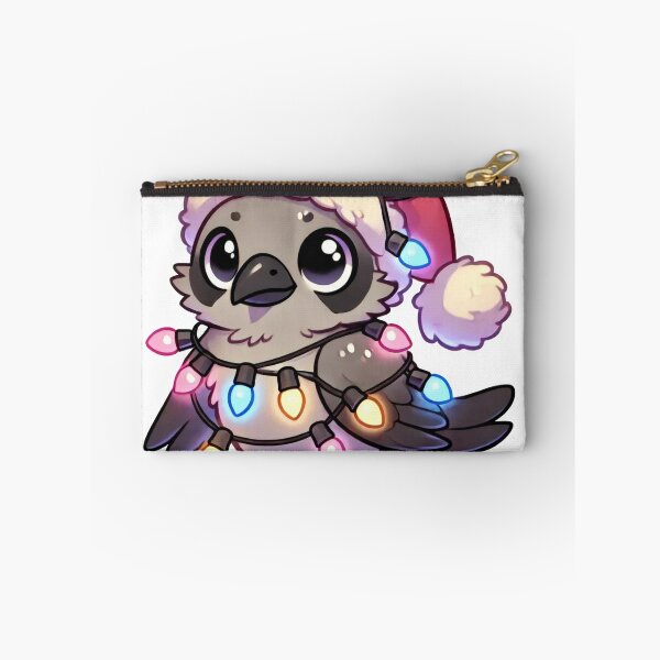 Item preview, Cute Sparrow with Christmas Lights and Santa Hat designed and sold by lubushop1.