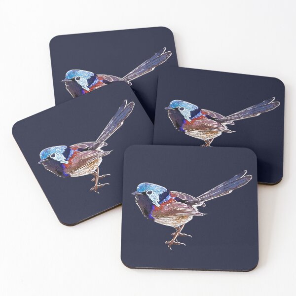 Item preview, Variegated Fairywren White Alternate Design  designed and sold by designsasstultd.