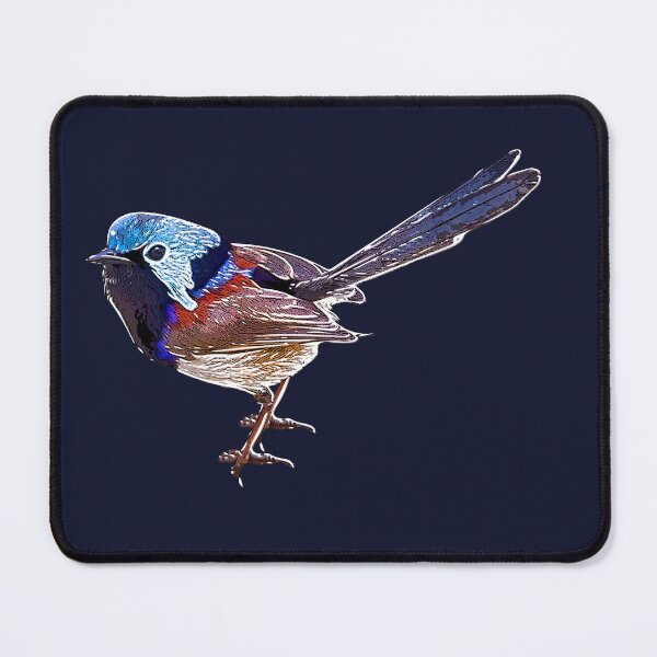 Item preview, Variegated Fairywren White Alternate Design designed and sold by designsasstultd.