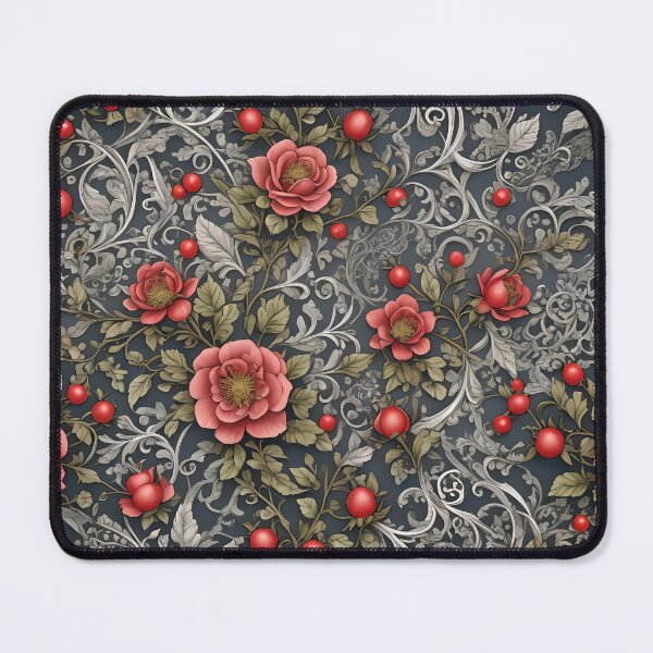 Item preview, Red Roses Rose Hip Floral Pattern designed and sold by Rosa-Canina64.