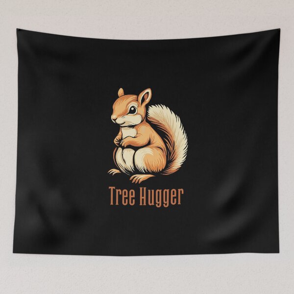 Item preview, Tree Hugger Squirrel designed and sold by aipolohu.