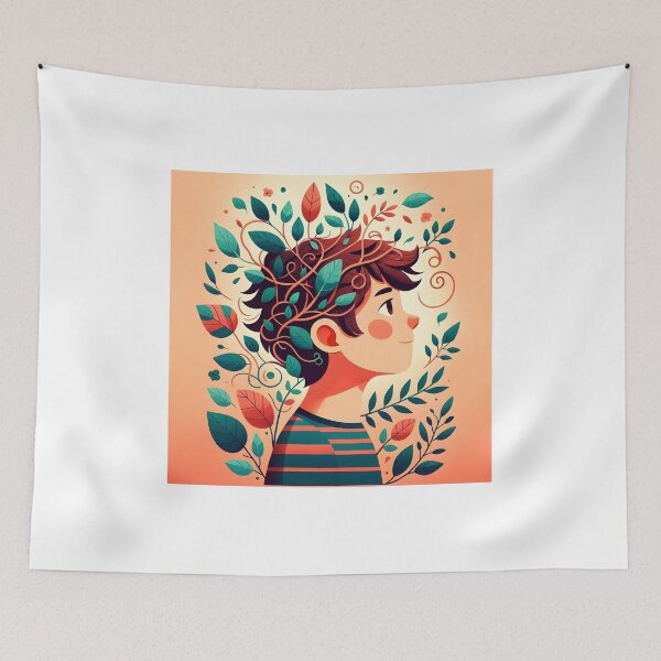 Item preview, I am growing up with my mind and my soul designed and sold by vectorillus.