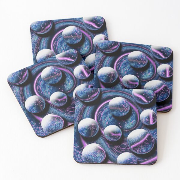 Item preview, Whirling worlds in Pink designed and sold by JenConArt.