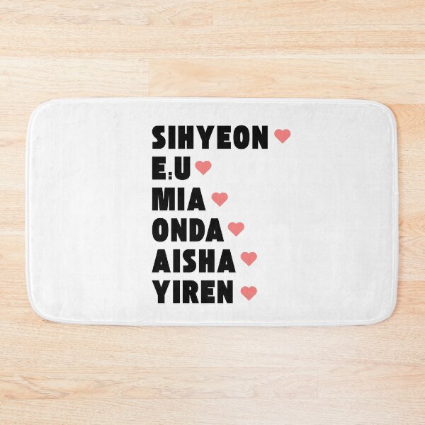 Item preview, EVERGLOW with Member Names Kpop Group Design  designed and sold by AJUNICE STUDIO.
