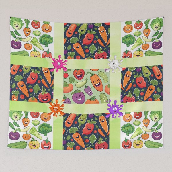 Item preview, Happy Vegetables designed and sold by SlaCreations-AH.