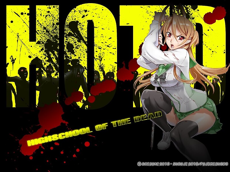 High School Of The Dead ~ Hotd ~ Rei Miyamoto By Icybliss Redbubble