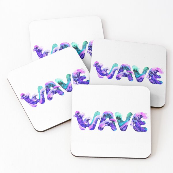 Item preview, Ocean Wave Typography Art – Abstract Design designed and sold by ZetaDream.
