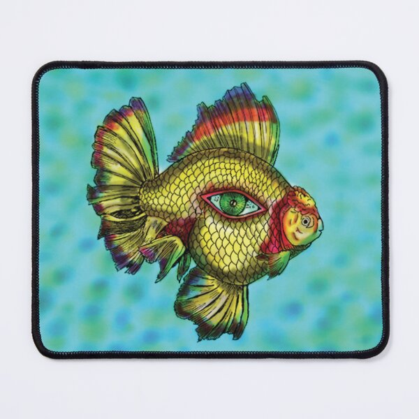 Item preview, Gold fisch-green eye 3 designed and sold by StudioViArt.