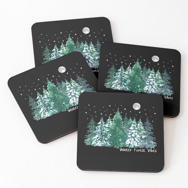Item preview, Night time Winter Forest Vibes  designed and sold by Heatherf-NNB.