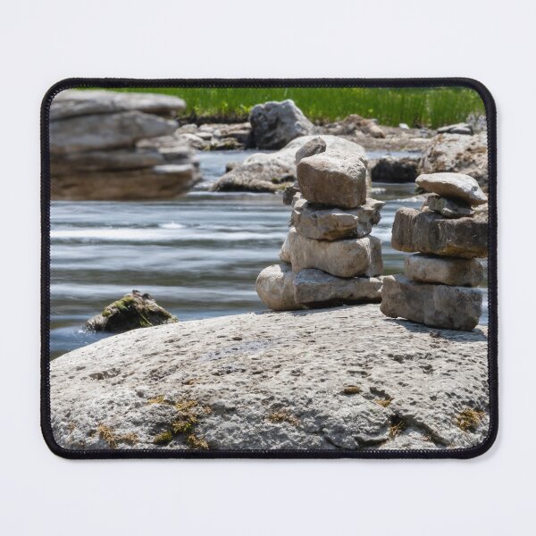 Item preview, Inukshuks on a Boulder at Sauble Falls, Ontario designed and sold by jrtwynam.