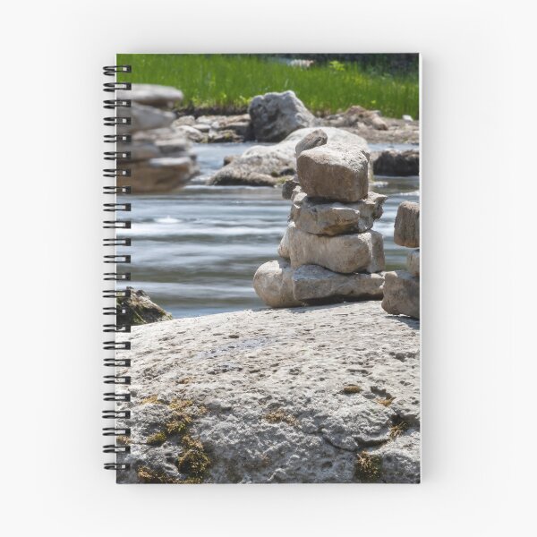 Item preview, Inukshuks on a Boulder at Sauble Falls, Ontario designed and sold by jrtwynam.
