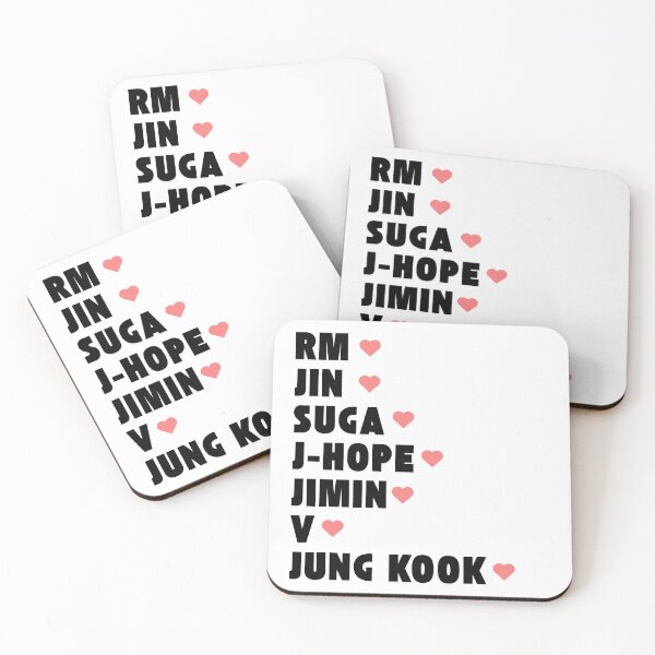 Item preview, BTS with Member Names Kpop Group Design  designed and sold by AJUNICE STUDIO.