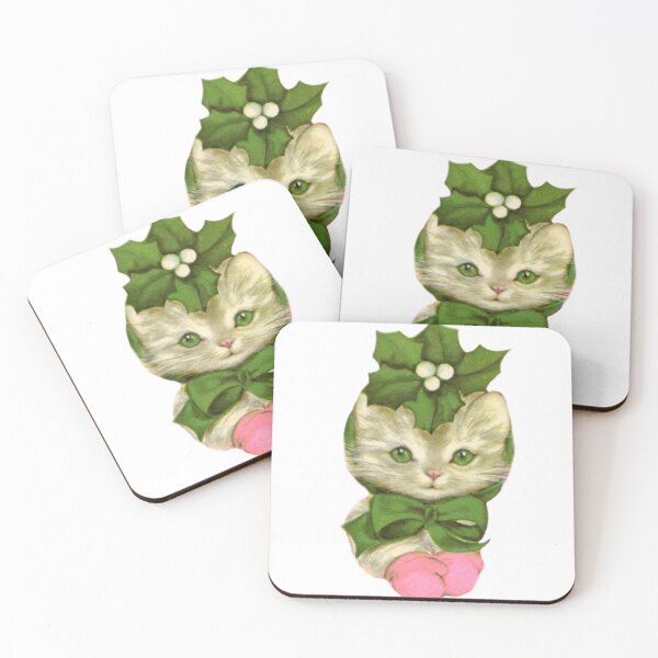 Item preview, Coquette Christmas Cat  designed and sold by Pixiedrop.