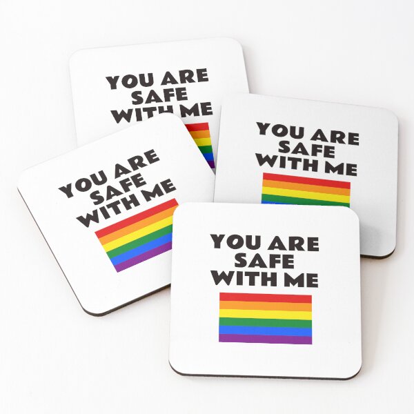 Item preview, LGBT safe space - You Are Safe With Me   designed and sold by Inspirationmotivation.