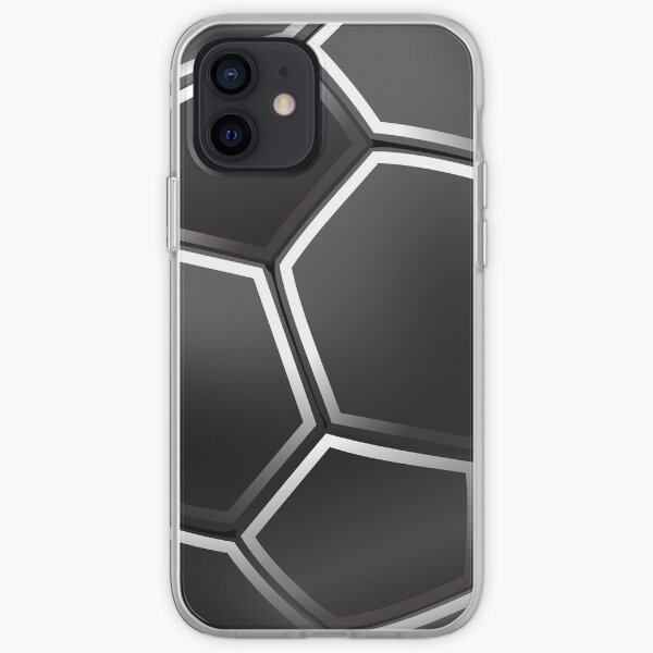 Black Football Ball iPhone Case / Samsung Galaxy Case iPhone Soft Case