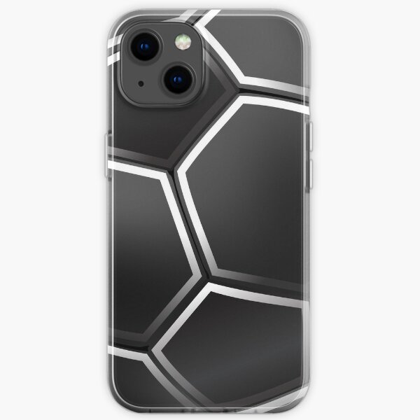 Schwarzer Fußball Ball iPhone Fall / Samsung Galaxy Case iPhone Flexible Hülle