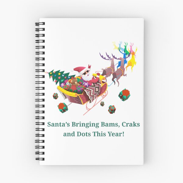 Item preview, Santa's Bringing Bam, Craks and Dots This Year! designed and sold by BBSMerch.