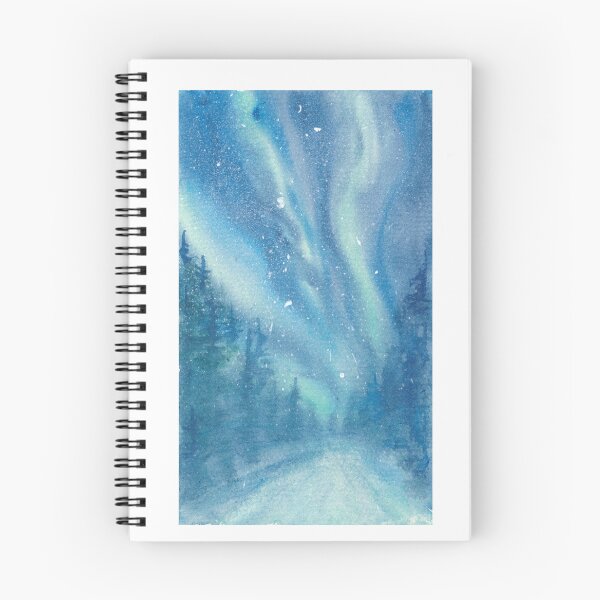 Item preview, Romantic Perseid Shower in the Winter Forest at Night designed and sold by artshop77.