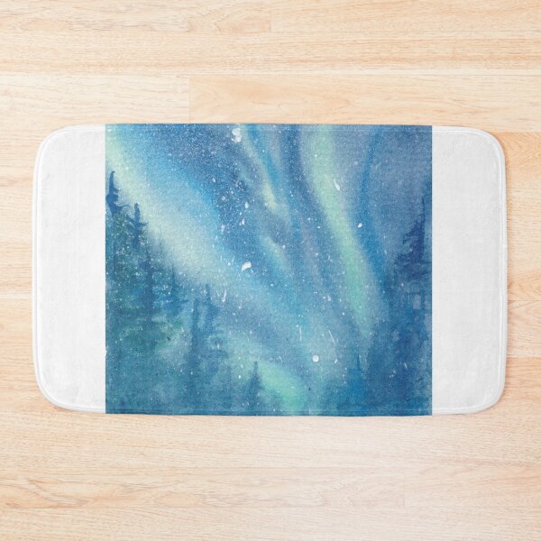 Item preview, Romantic Perseid Shower in the Winter Forest at Night designed and sold by artshop77.