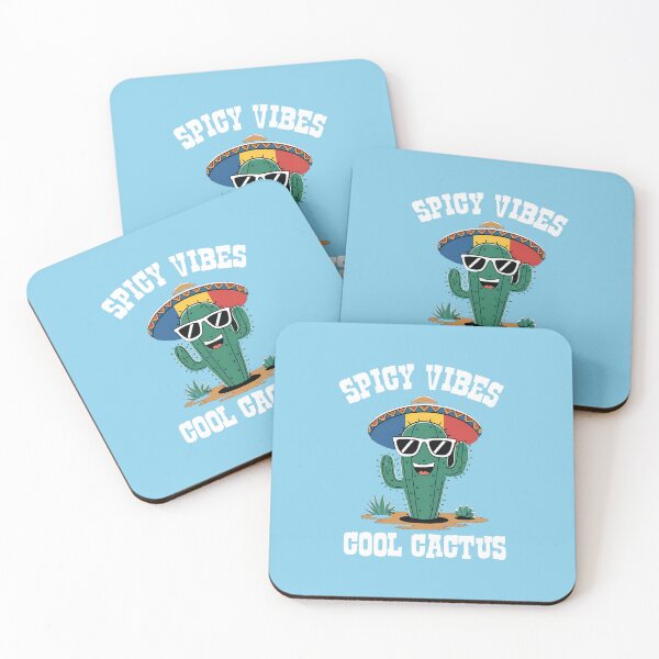 Item preview, Spicy Vibes Cool Cactus – Funny Sombrero Design designed and sold by Cannaxes Studio.