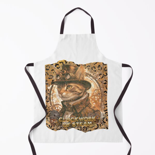Item preview, Steampunk Cat, "Clockwork of Steam" designed and sold by MudcreekDesign.