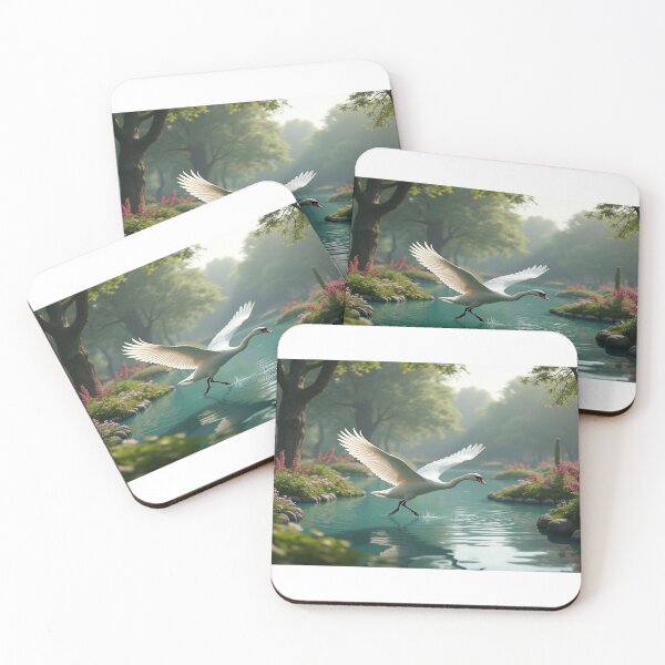 Item preview, Swan's Quiet Journey designed and sold by sachinnaha.