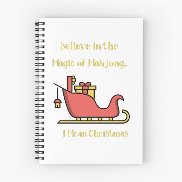 Item preview, Believe in the Magic Of Mahjong. I mean Christmas. designed and sold by BBSMerch.