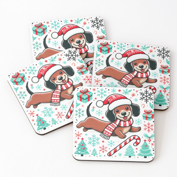 Item preview, Dachshund Christmas  designed and sold by Miriam C.