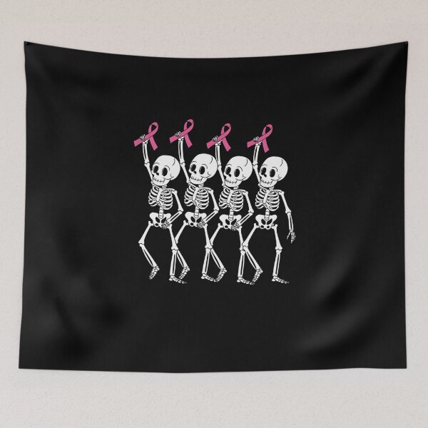 Item preview, Pink Ribbon Breast Cancer Awareness Skeleton Women Men Kids designed and sold by SlocifieShop.