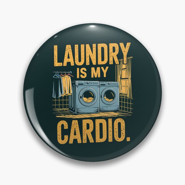 Item preview, Laundry is My Cardio, Funny gifts for laundry worker designed and sold by MikeKart.