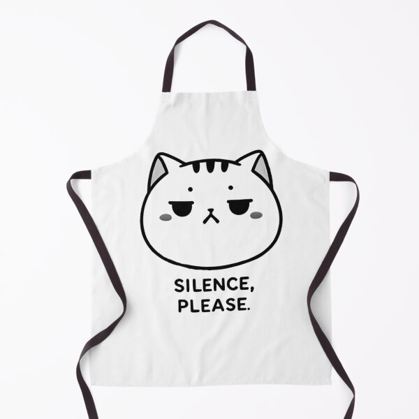 Item preview, Silence please cat designed and sold by KockyNaTriku.