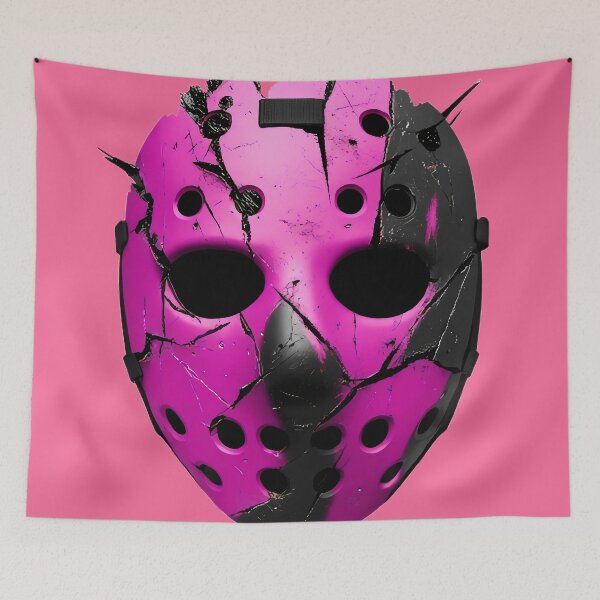 Item preview, Pink hockey mask designed and sold by Brendon987.