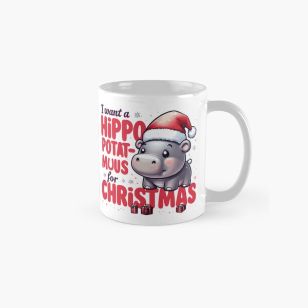 Aperçu de l'œuvre je veux un hippopotame pour Noël créée et vendue par GhoulishGaze.