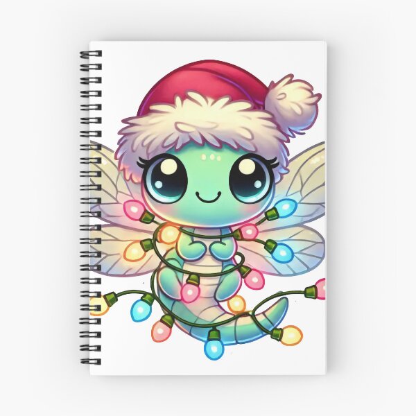 Item preview, Cute Christmas Firefly Wrapped in Festive Holiday Lights designed and sold by lubushop1.