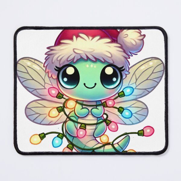 Item preview, Cute Christmas Firefly Wrapped in Festive Holiday Lights designed and sold by lubushop1.