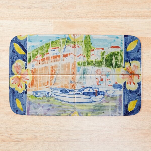 Item preview, handpainted tiles. Faial. Azores. Portugal designed and sold by Tereza Pilar Art.