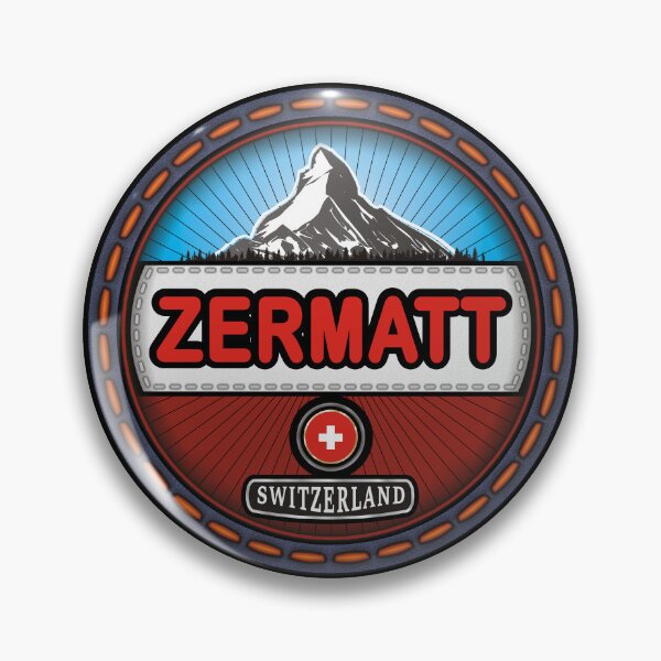 Item preview, Zermatt Switzerland stitching effect emblem designed and sold by studioss76.