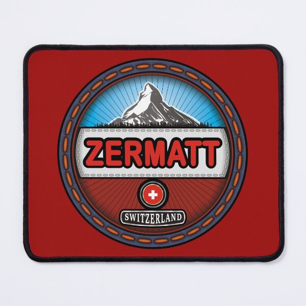 Item preview, Zermatt Switzerland stitching effect emblem designed and sold by studioss76.