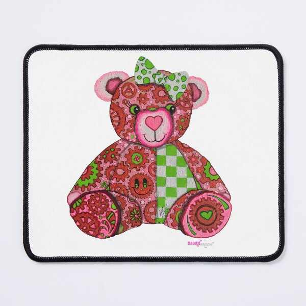 Item preview, Gear Bears Doodle Gears Geartopia Teddy Bear Art by MeganAroon designed and sold by MeganAroon.