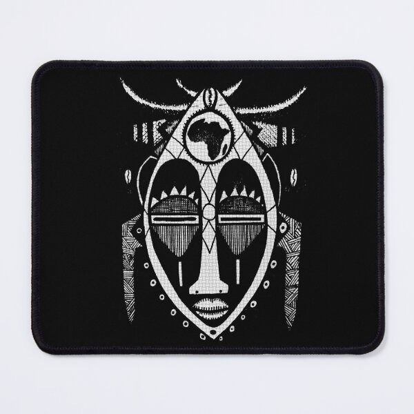 Item preview, African Mask black and white designed and sold by Tony Cisse.