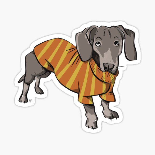 Item preview, The Dachshund designed and sold by MERLETDRAWING.