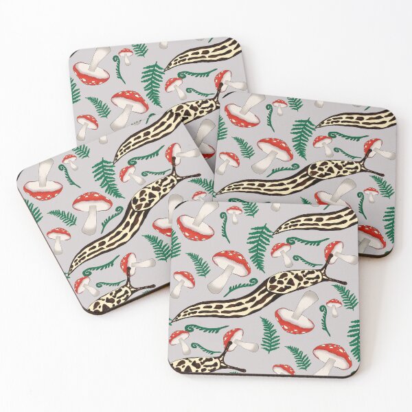 Item preview, Leopard Slugs, Ferns & Mushrooms  designed and sold by AryaSubramanian.
