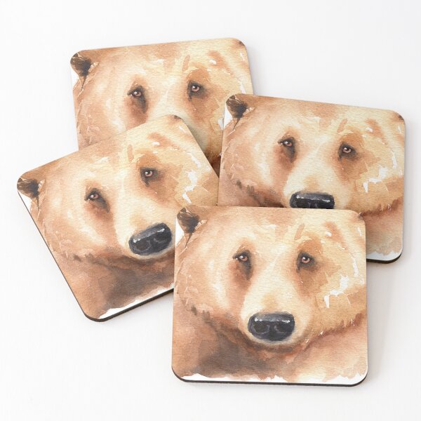Item preview, Grizzly Bear Watercolor designed and sold by Denise Soden.