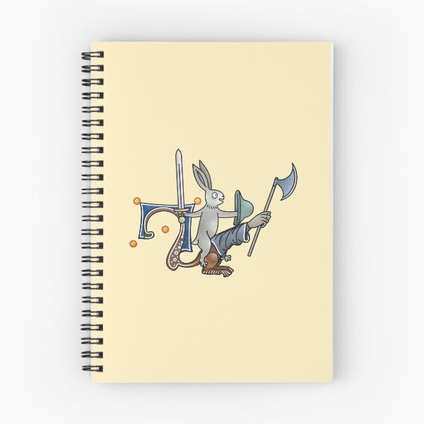Item preview, Rabbit riding an armed manicule  designed and sold by MargiKnights.
