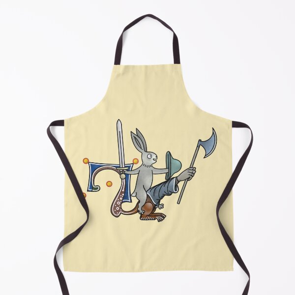 Item preview, Rabbit riding an armed manicule  designed and sold by MargiKnights.